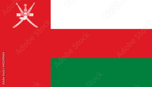 Obraz  flag of oman