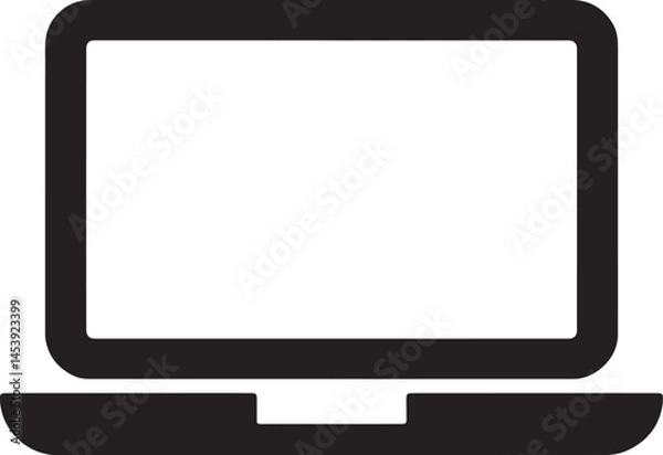 Obraz Laptop Icon – Technology and Digital Workspace Symbol