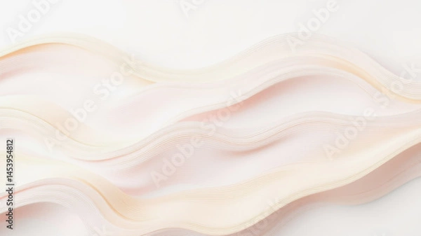 Obraz Delicate Pastel Abstract Waves Background