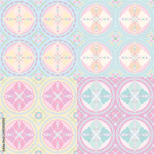 Obraz vector seamless pattern with morocco