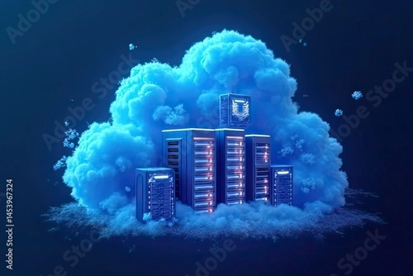 Fototapeta Cloud Infrastructure and Security Perspective
