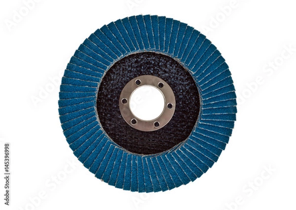 Obraz Abrasive wheels on a white
