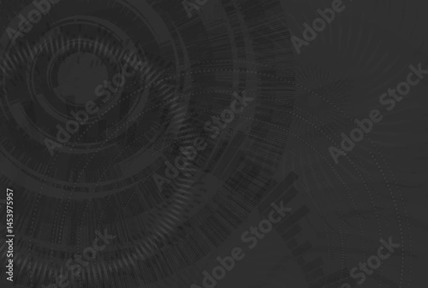 Fototapeta Modern Dark Abstract Tech Background — Great for Website Headers, Product Packaging, or Premium Digital Content