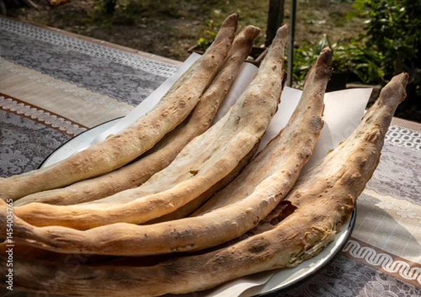 Obraz Freshly made Georgian shoti bread