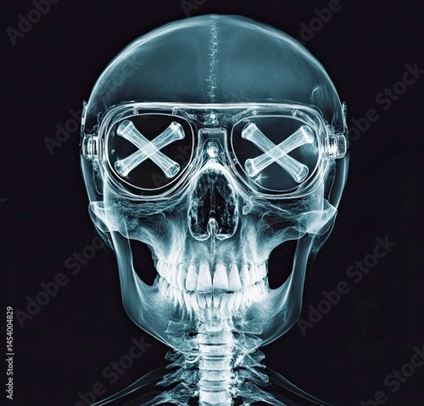 Obraz X-ray of a skull