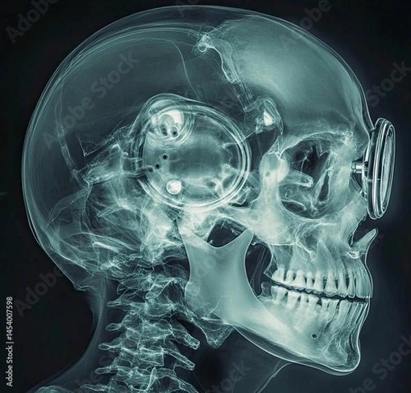 Obraz X-ray of a skull