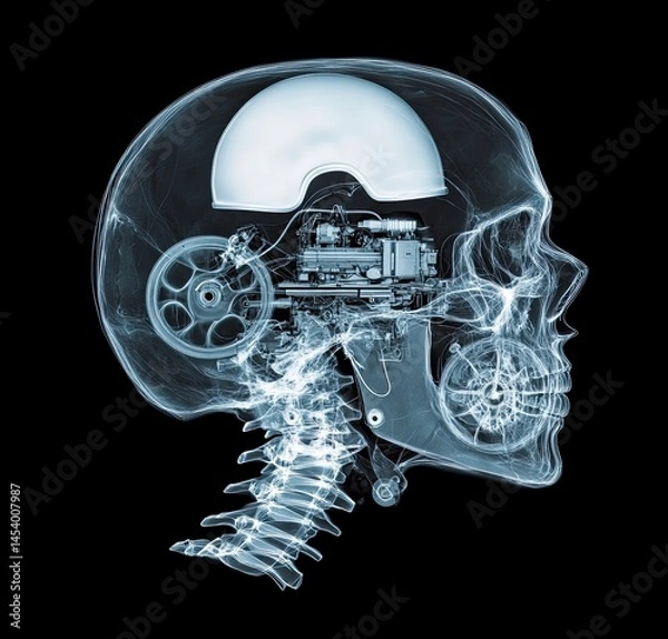 Obraz X-ray of a skull