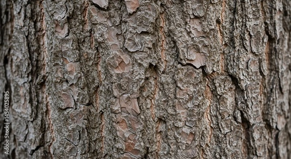 Fototapeta Close-up of Tree Bark Texture: A Detailed Look at Nature's intricate design