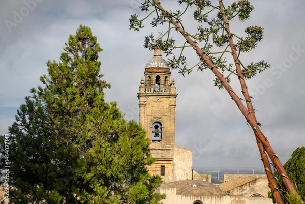 Fototapeta Church of Santa Maria la Coronada in Medina Sidonia, comarca of La Janda, province of Cádiz, Andalusia, Spain
