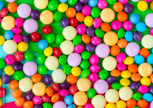 Fototapeta colorful sweet candy background