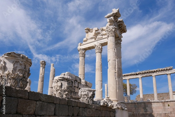 Obraz Bergama Acropolis Ancient City, Theater, Zeus Altar