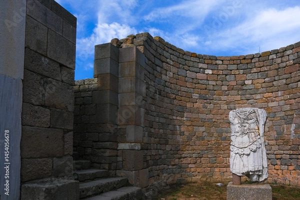 Obraz Bergama Acropolis Ancient City, Theater, Zeus Altar