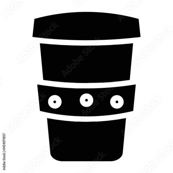 Obraz Cups Kitchen Plastic Glyph Icon