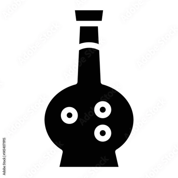 Obraz Flask Laboratory Bottle Glyph Icon