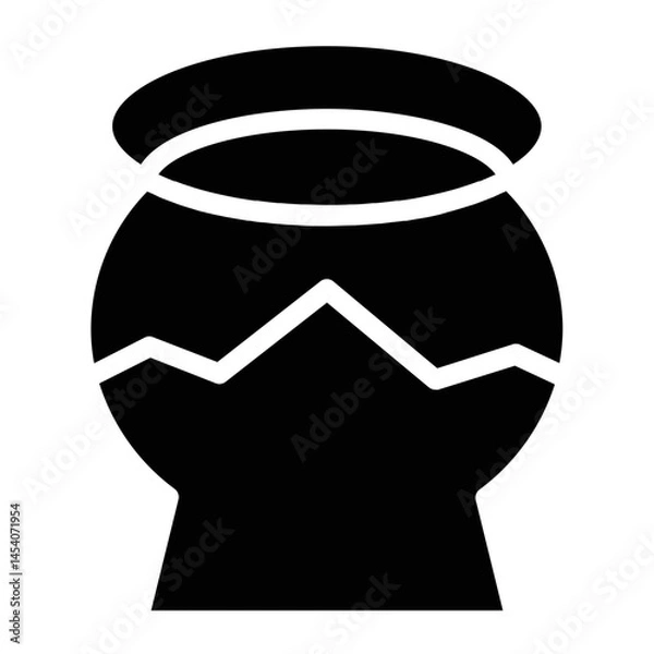 Obraz Jar Kitchen Pot Glyph Icon