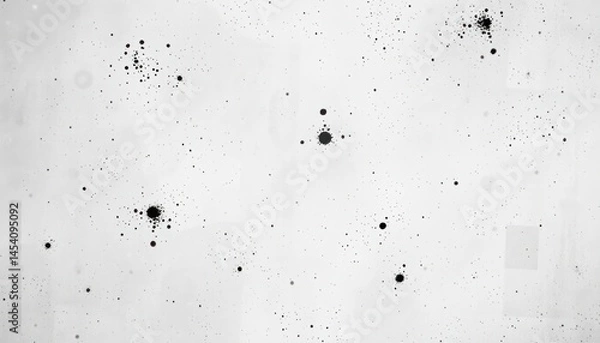 Fototapeta Elegant monochrome background with subtle splashes and specks conveying a minimalist aesthetic