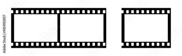 Obraz 映画・写真・ネガフィルムの枠・飾り枠のアイコン