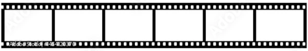 Obraz 映画・写真・ネガフィルムの枠・飾り枠のアイコン6コマ