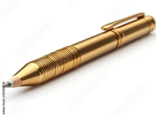 Obraz Gold pen with pencil tip