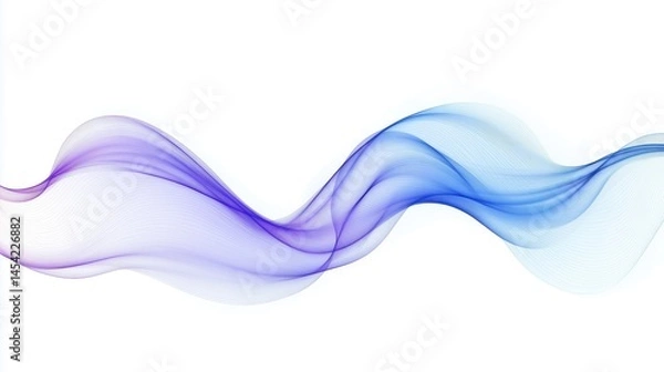 Fototapeta Abstract Blue Wave Background