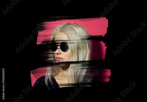 Fototapeta Three Simple Brush Strokes Mockups