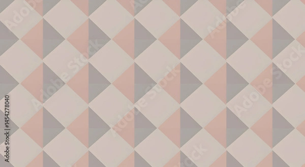 Fototapeta Subtle Geometric Pattern in Soft Pastel Colors for Background Design