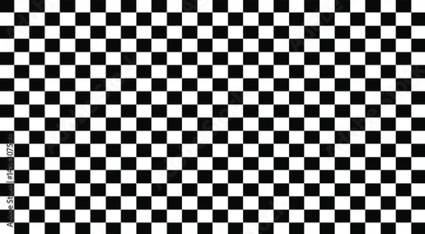 Fototapeta Black and White Chess Pattern