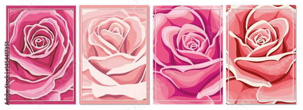 Fototapeta Ornament with butterfly and flowers. Scandinavian design in floral composition. Swedish and Norwegian motives. Vector illustration.
