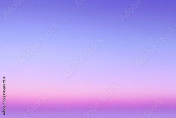 Fototapeta Soft Gradient Sky with Gentle Purple and Blue Hues at Dusk