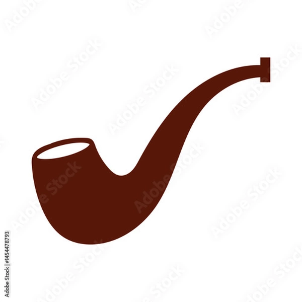 Fototapeta Tobacco Smoking pipe vector icon