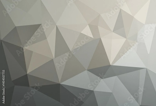Fototapeta Minimal geometric background with subtle polygonal shapes in neutral colors.