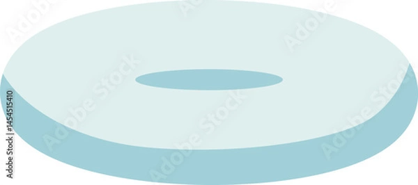 Obraz Inflatable donut ring for swimming