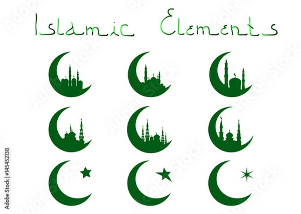 Obraz Islamic elements