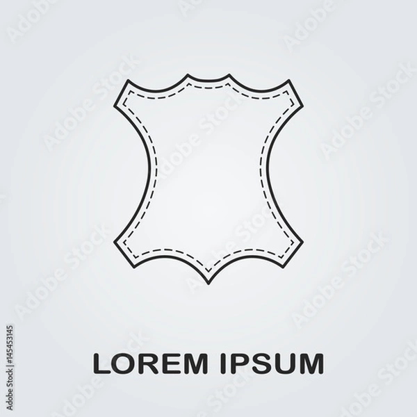 Fototapeta Leather icon