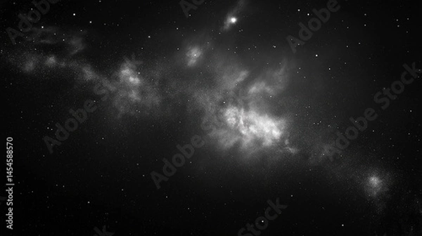 Fototapeta Stunning cosmic nebula in deep space with swirling gases  