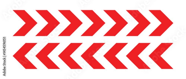 Fototapeta Angle Arrow pointing right and left. Arrow Stock Vectors and Vector Art