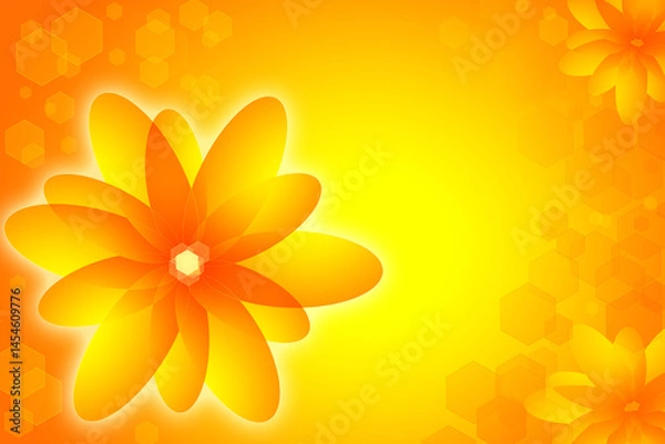 Obraz orange flower background