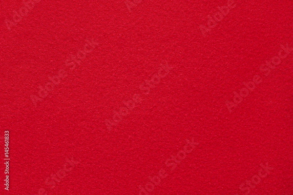 Fototapeta Red felt surface close up