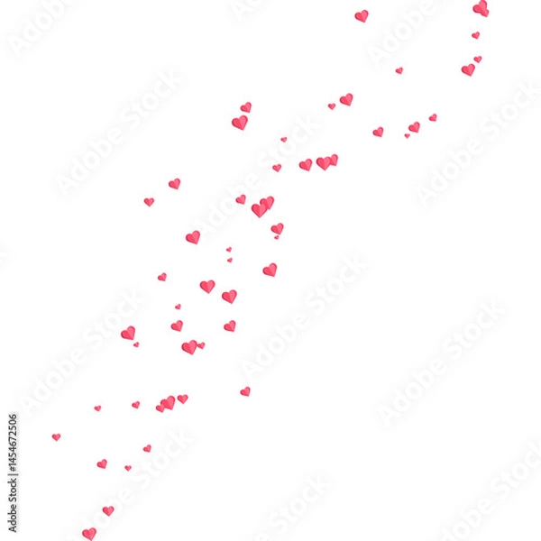 Fototapeta Scatter Loved Vector Shape