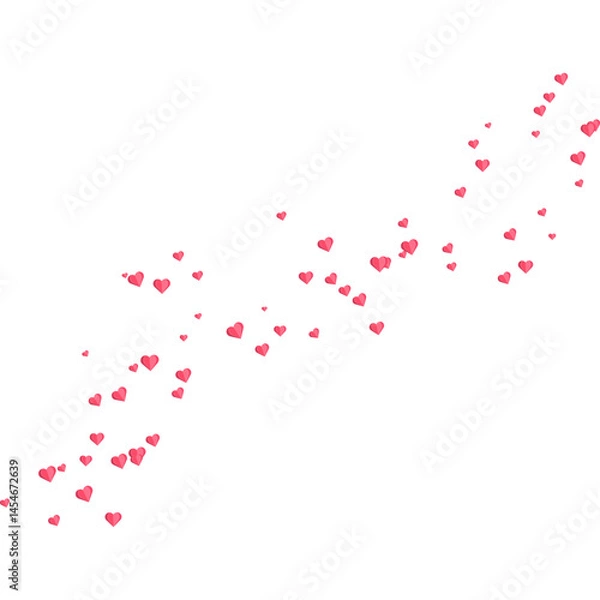 Fototapeta Scatter Loved Vector Shape