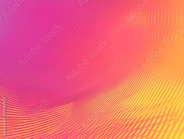 Fototapeta Abstract Pink and Orange Wave Lines Background Texture
