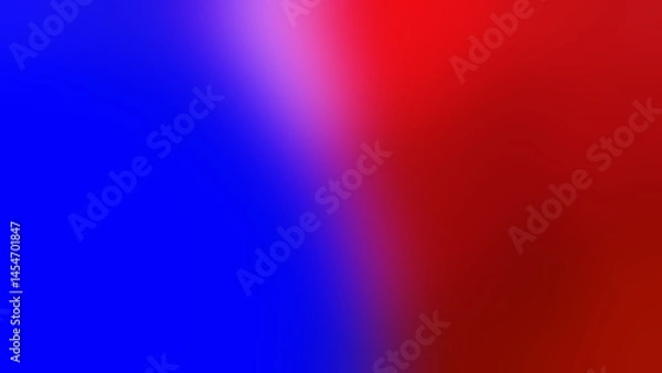 Fototapeta Vibrant Blue Red Gradient Background Texture for Design Projects