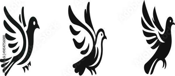 Fototapeta  Elegant Birds Vector Design for Artistic and Commercial Use

