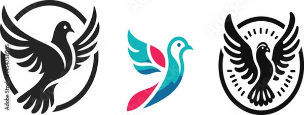 Fototapeta Elegant Birds Vector Design for Artistic and Commercial Use


