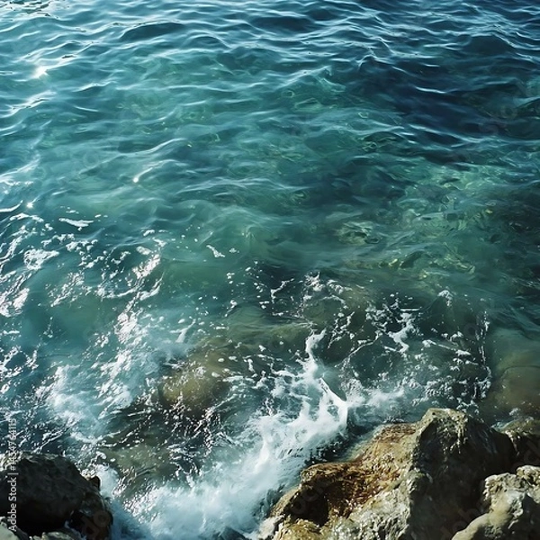 Obraz waves on the rocks