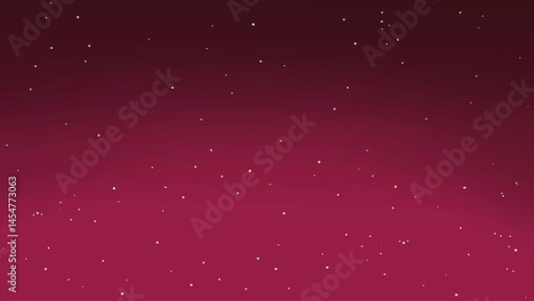 Fototapeta Crimson Night Sky Background with Sparkling Stars Perfect for Design Projects