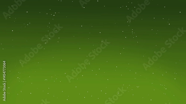 Fototapeta Green Gradient Background with Sparkling Dust for Design Projects