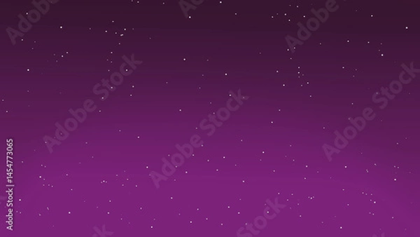 Fototapeta Purple Night Sky Background with Sparkling Stars for Design Projects