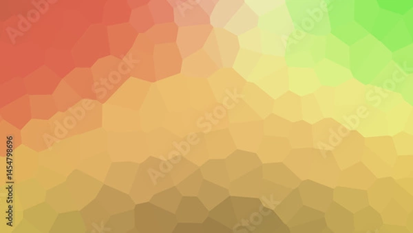 Fototapeta Abstract Colorful Geometric Pattern Background with Red Green Yellow and Orange Hues