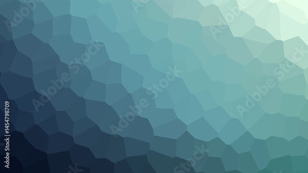 Fototapeta Abstract Teal and Green Geometric Pattern Background Texture